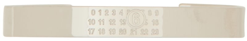 BRACCIALE RIGIDO CON LOGO "NUMERIC MINIMAL SIGNATURE"