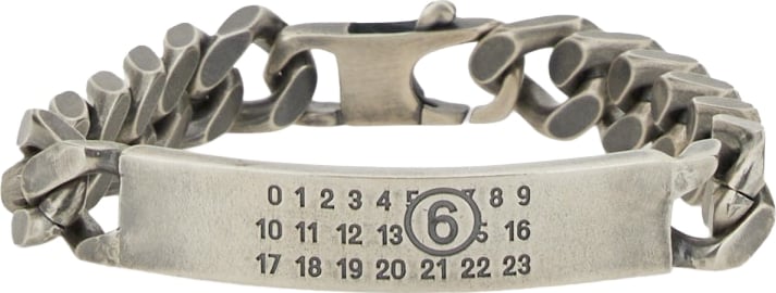BRACCIALE A CATENA CON LOGO "NUMERIC SIGNATURE"