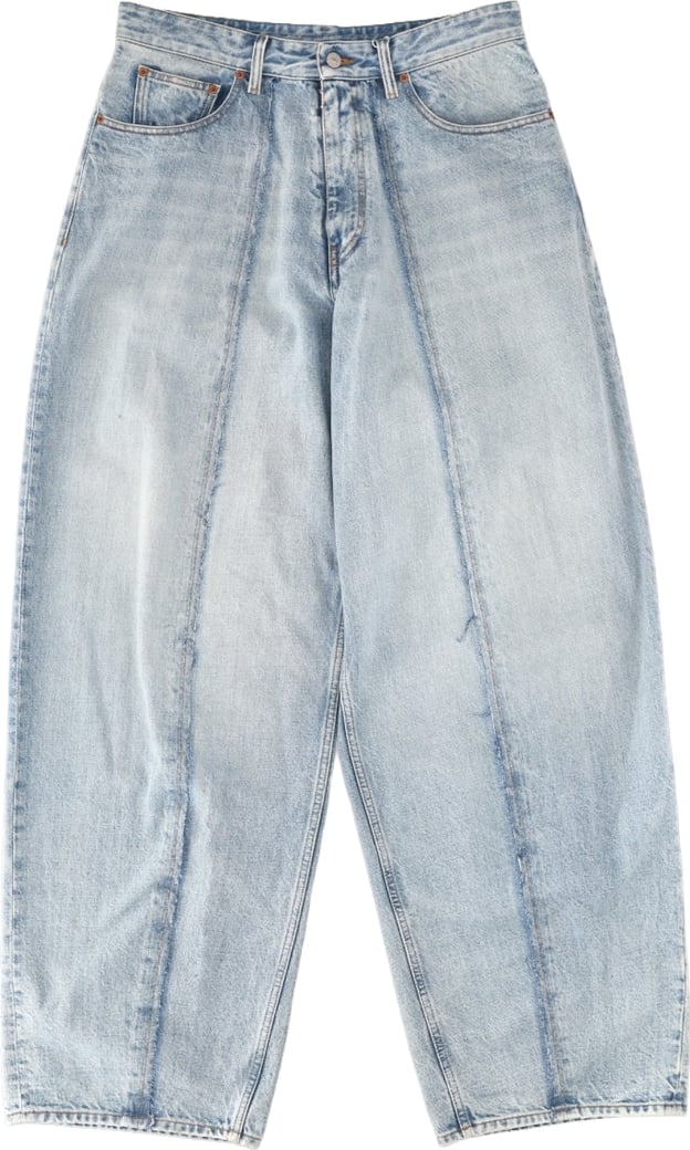 jeans 5 tasche a gamba larga