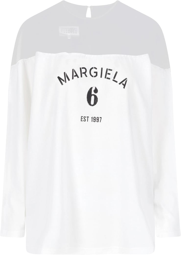 Long-Sleeve Top with Bold Graphic Print