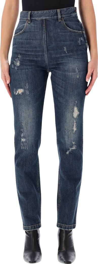 Slim Denim Broken Blu