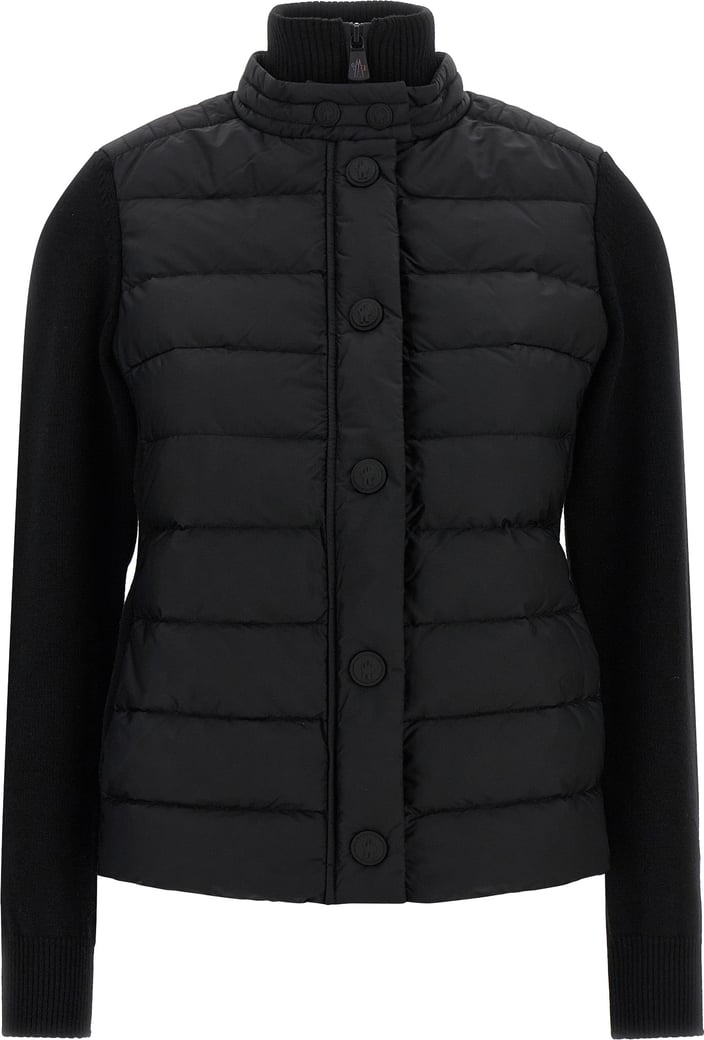 Moncler Grenoble Black Polyamide Cardigan