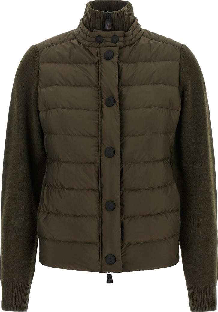 Moncler Grenoble Bicolor Polyamide Cardigan