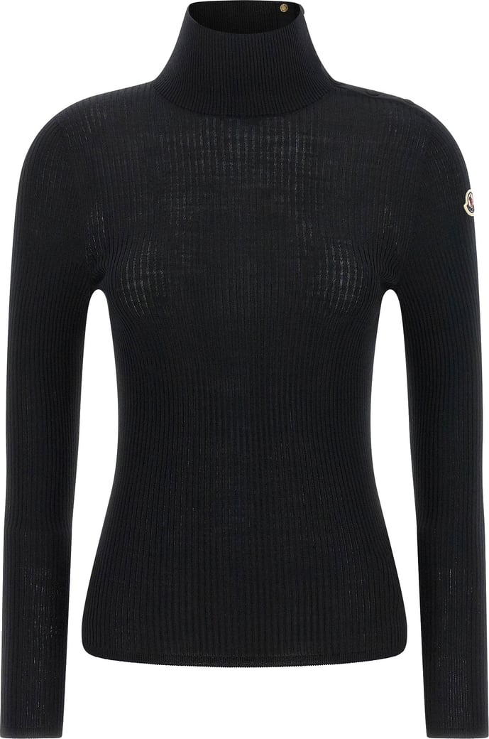 Moncler Logo Turtleneck Sweater