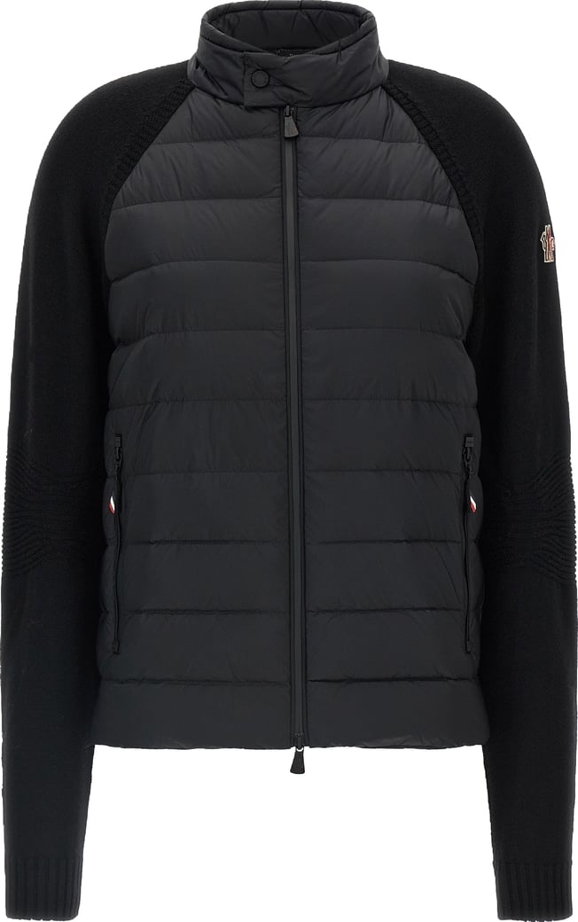 Moncler Grenoble Black Polyamide Cardigan