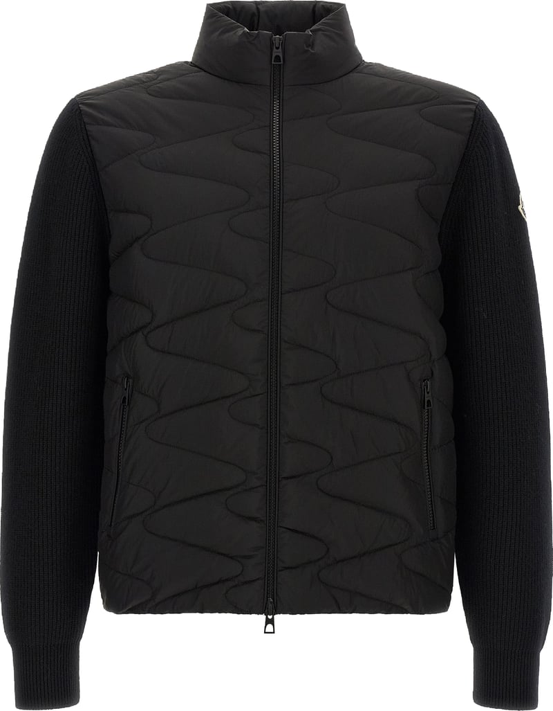 Moncler Black Polyamide Cardigan