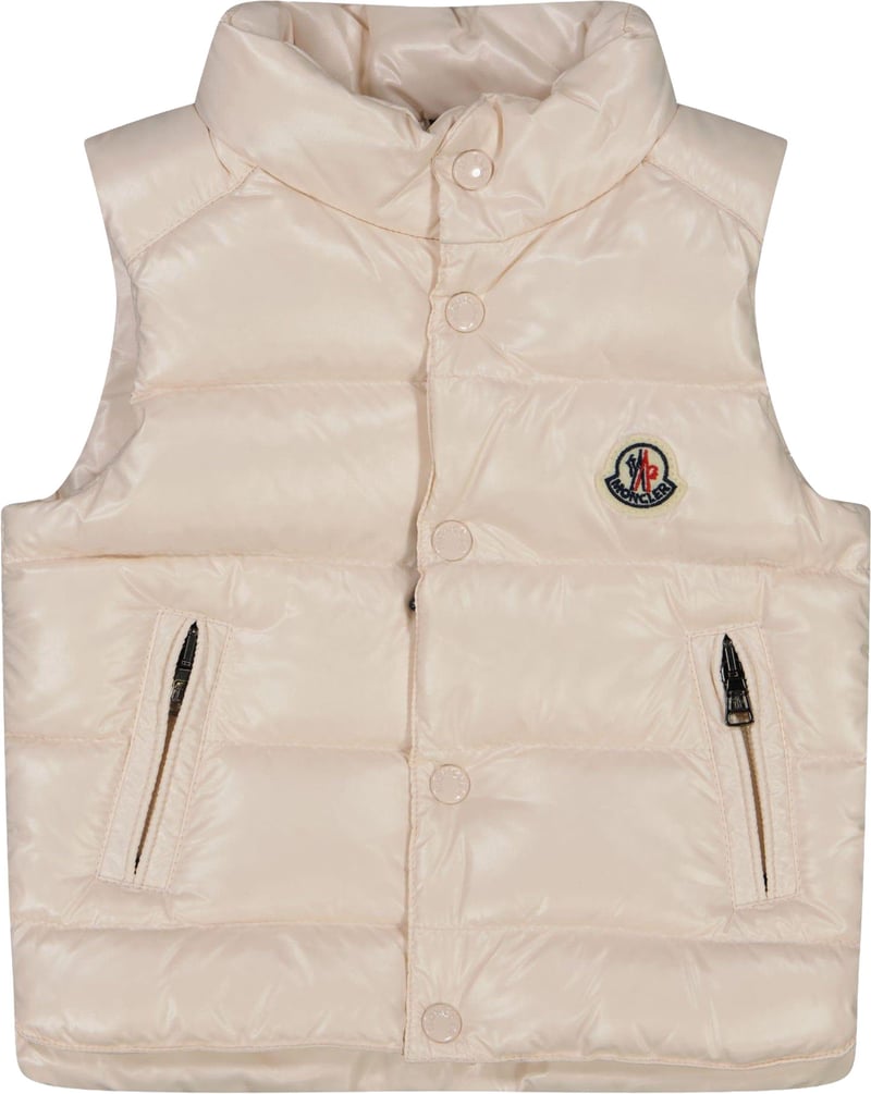 Moncler Bernard Baby Meisjes Bodywarmer Licht Roze