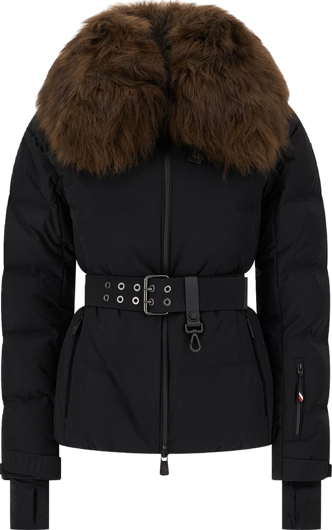 Moncler Black stretch nylon Sioule down jacket