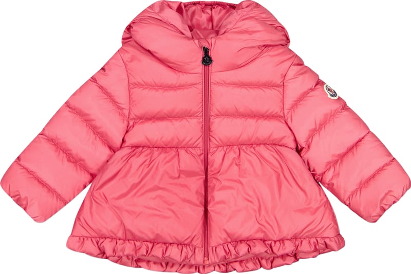 Moncler Odile Baby Meisjes Winterjas In Fuchsia