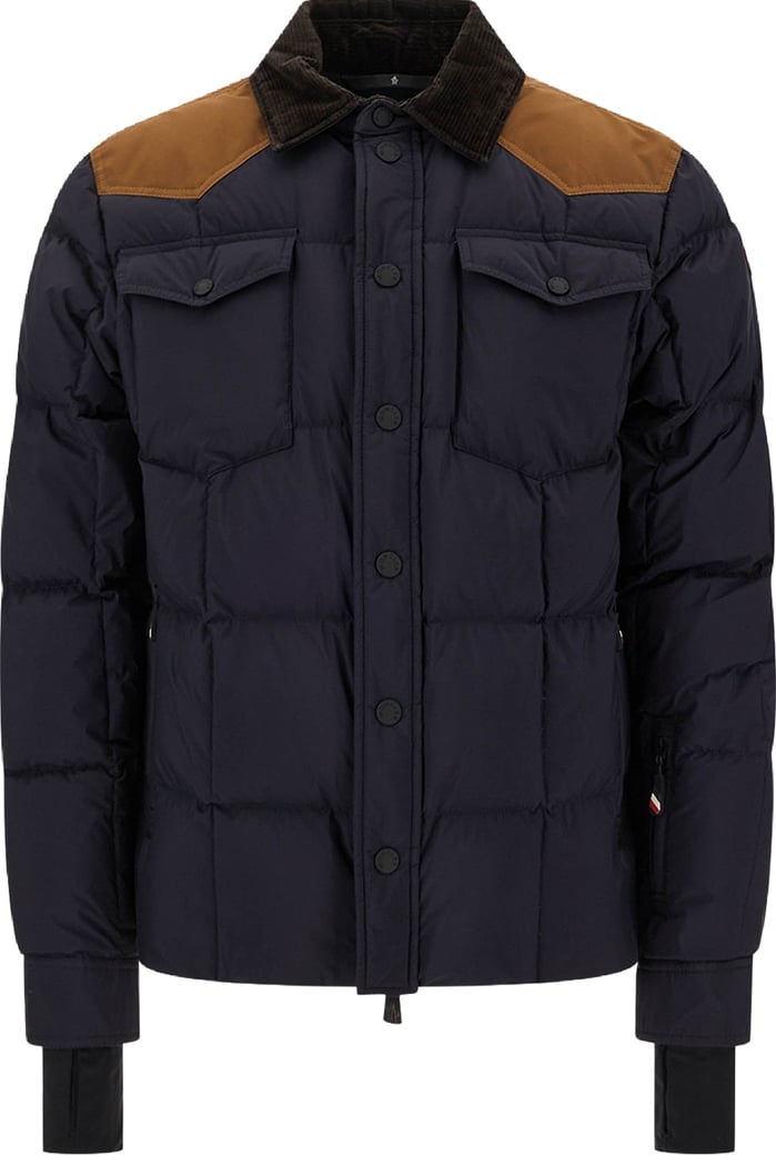Moncler Midnight blue nylon Geltech down jacket