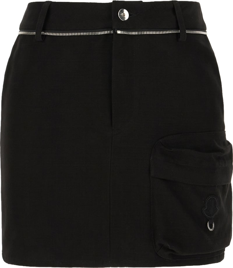 Moncler Black 6 Moncler Willow Smith cotton mini skirt
