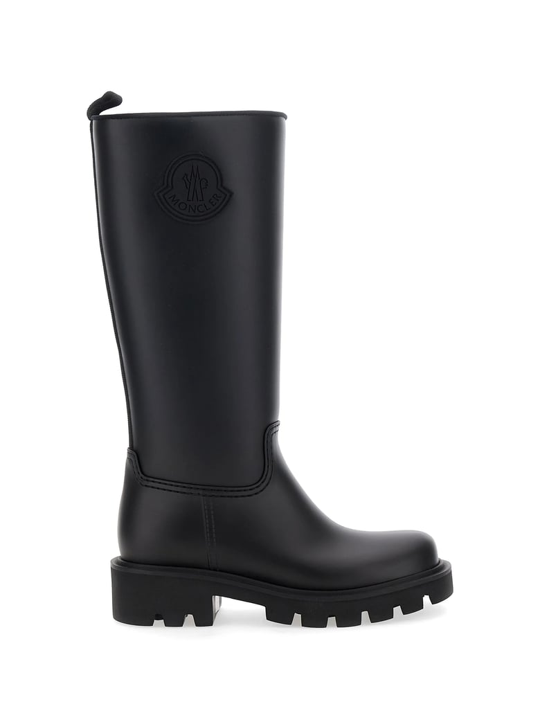 Kickstream High Black Rain Boots