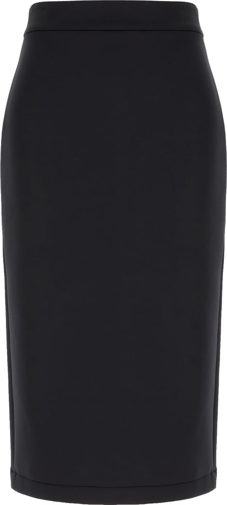 Moncler Black stretch polyester 4 Moncler Edward Enninful skirt
