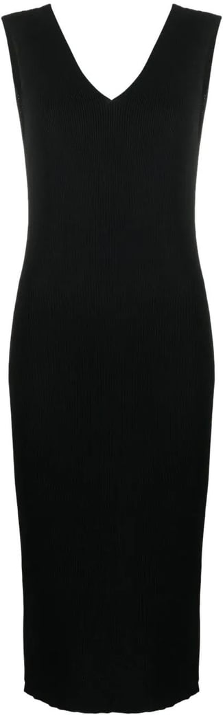 Knit Logo Midi Dress