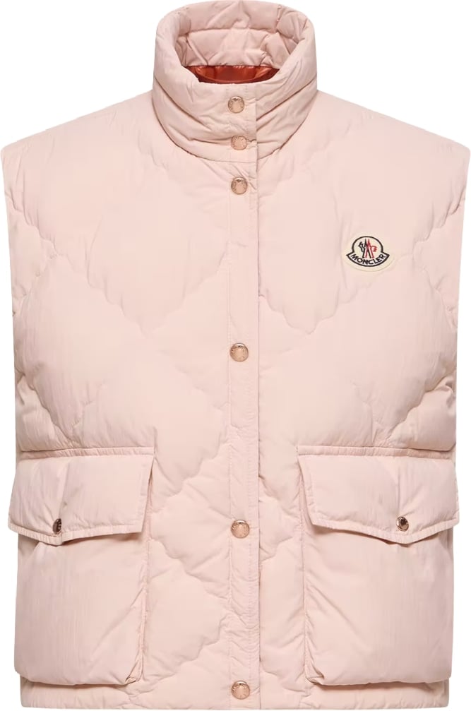 Moncler Biois Women's Down Gilet Pink