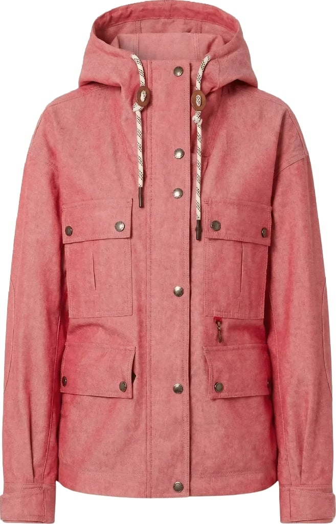 Moncler Grenoble Beziers Women's Hooded Jacket Red