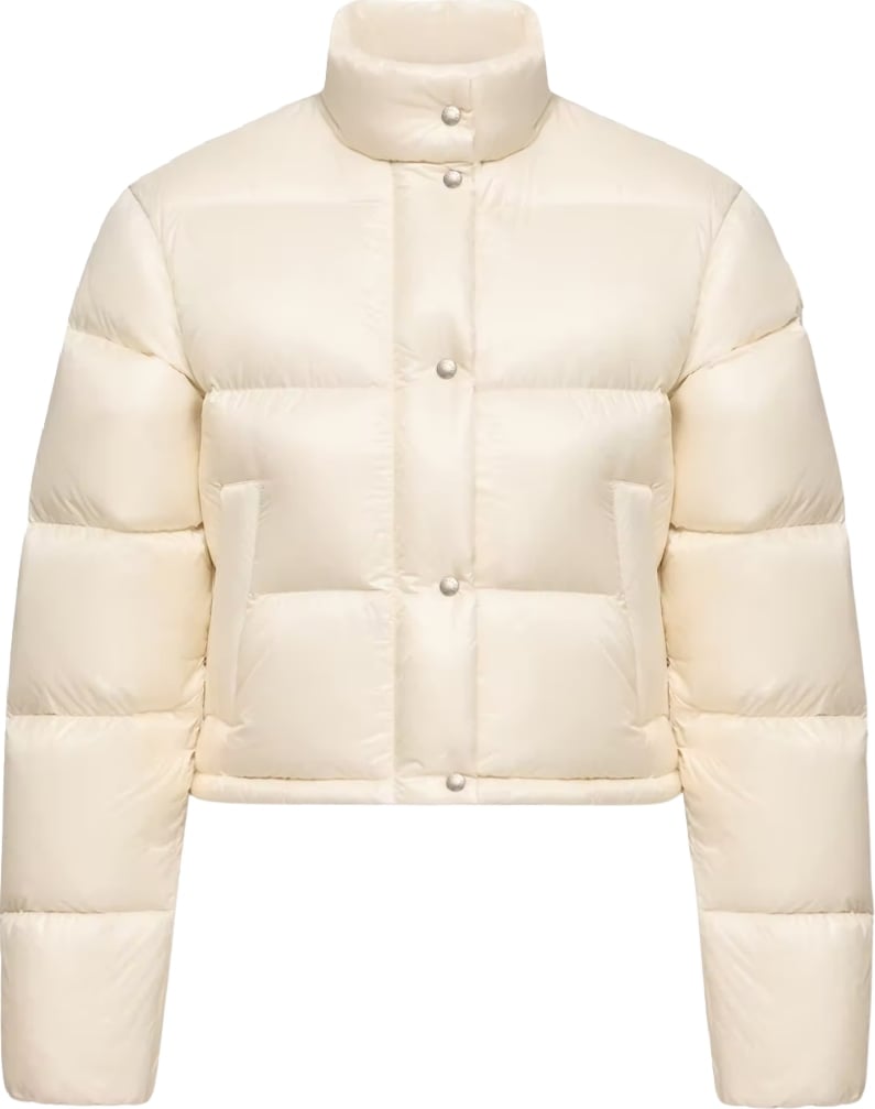Moncler Tepice short down jacket Beige