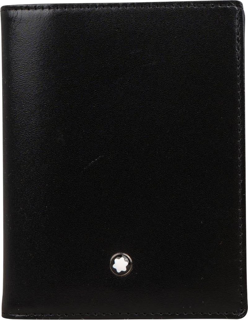 Montblanc Black Soft Leather Meisterstück Card Holder