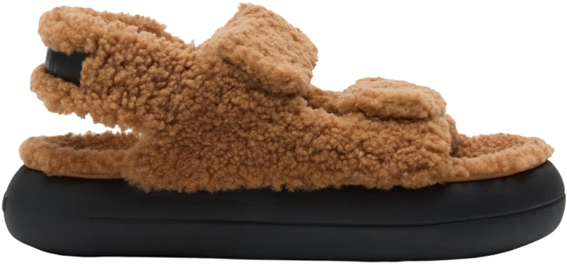 Moon Boot Mb Shearling Sandal Sandalen Cognac 80d2420020