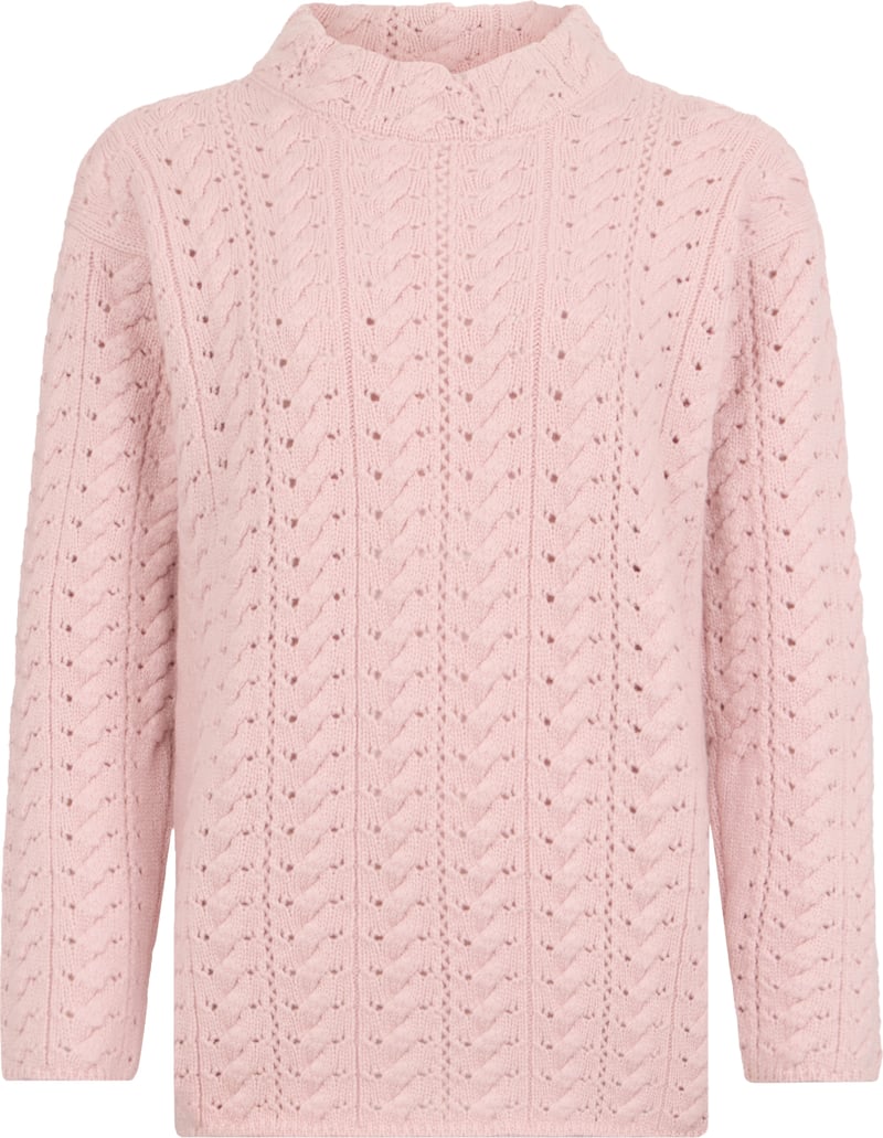 Crew neck sweater with long sleeves