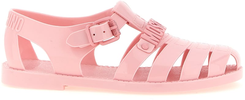 Moschino Multicolor Pvc Flat Sandals