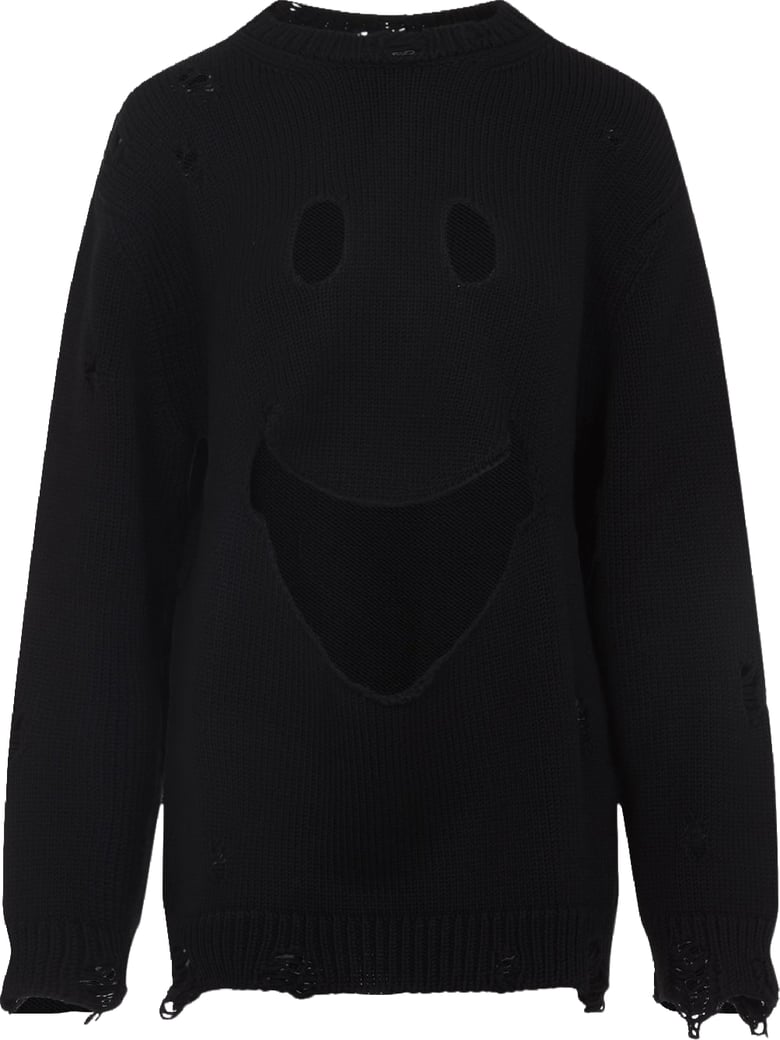 Moschino Smile Cropped Sweater