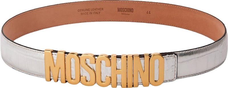 Logo Lettering Buckle Belt