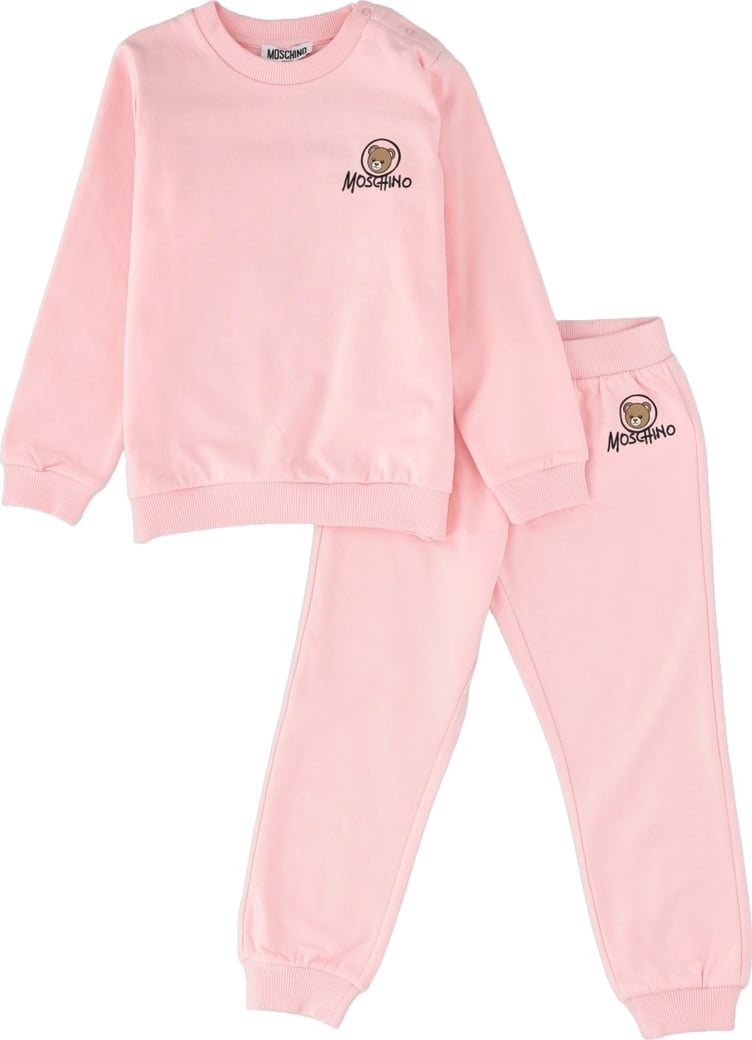 Set felpa giricollo e pantalone da jogger con logo