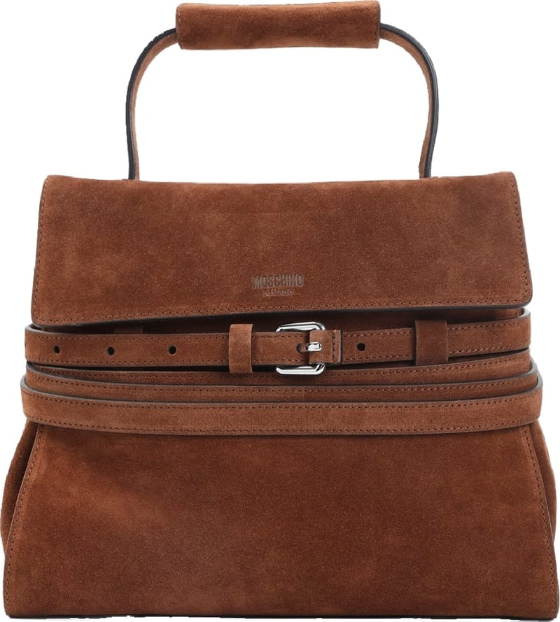 Moschino Belted Top-Handle Bag