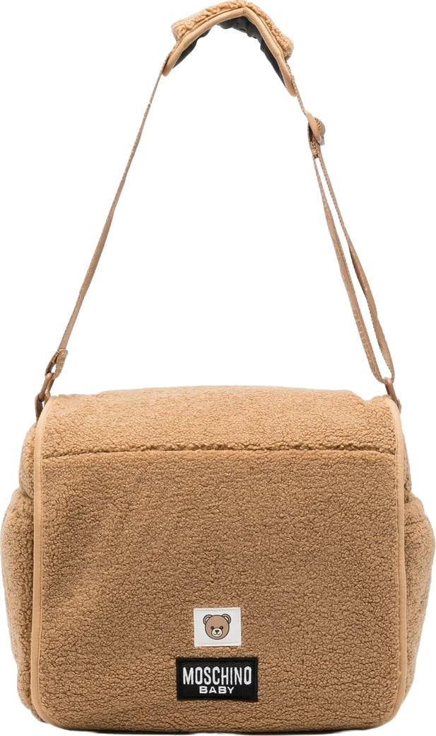Moschino Baby Unisex Luiertas In Beige