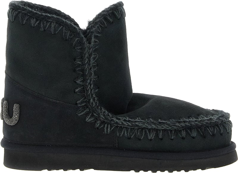 Mou Eskimo 18 Glitter Logo Ankle Boots