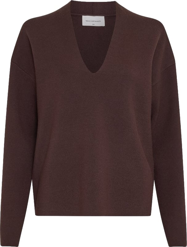MOSS COPENHAGEN - Lare East V Pullover - 20214 - Mole