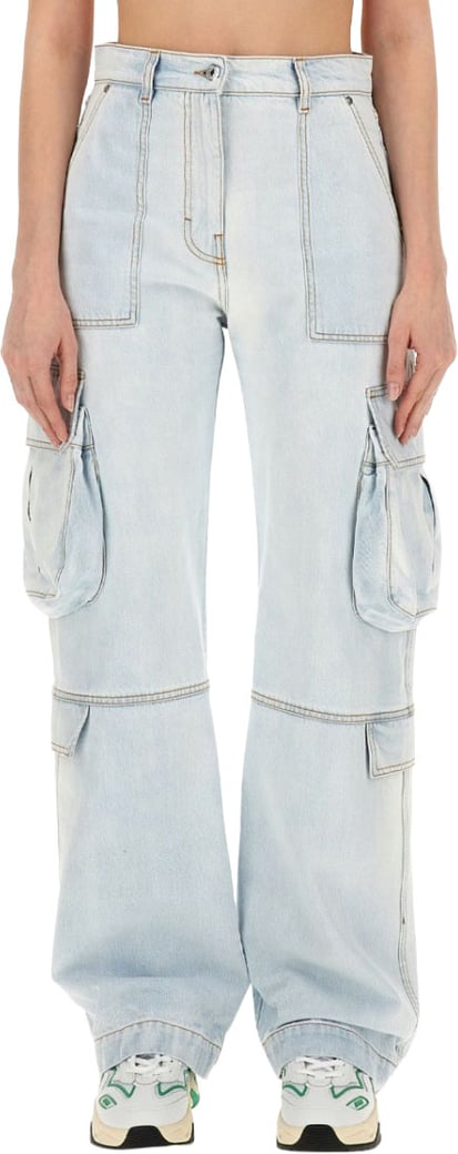 Denim Cargo Pants