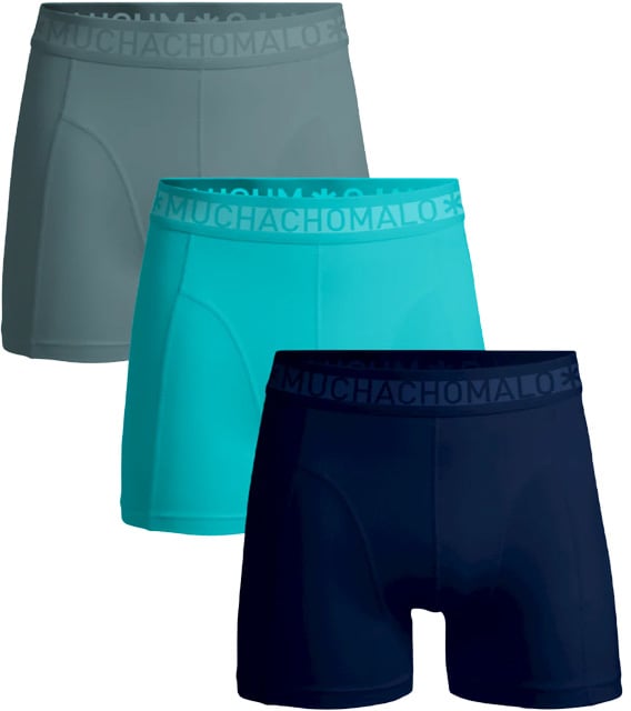 MUCHACHOMALO 3-Pack Boxer Solid