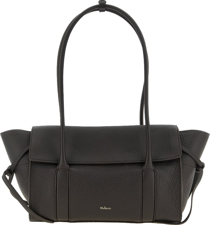 Mulberry Black Calfskin Shoulder Bag