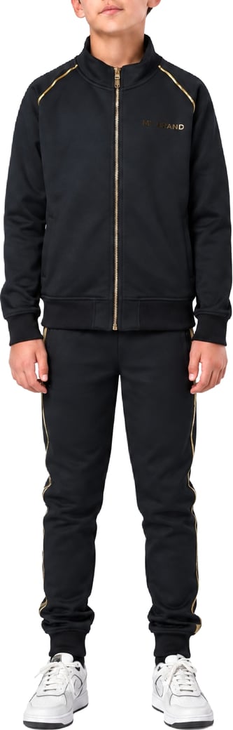 Gold Piping Tracksuit Boys | BLUE