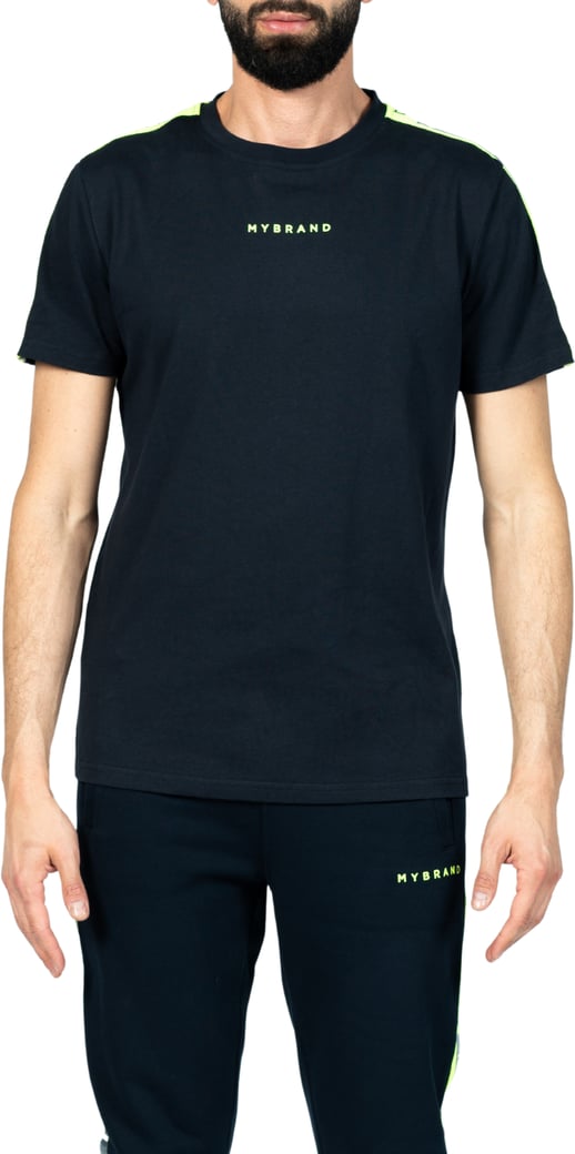 MB Contrast Taping T-Shirt | KOBALT BLUE