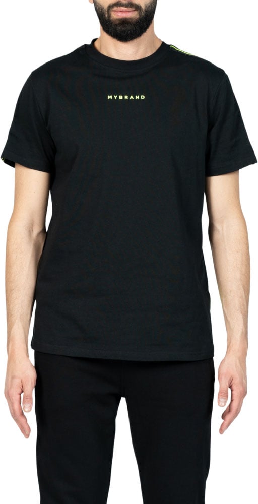 MB Taping T-Shirt | BLACK - NEONYELLOW