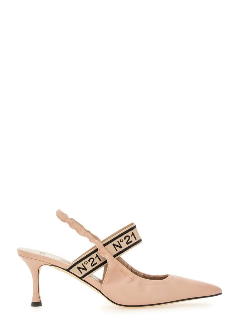 Pointed Toe Slingback Shoes