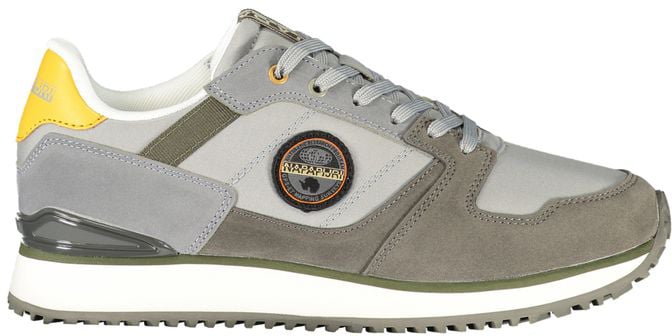 Napapijri Gray Polyester Men's Sneaker