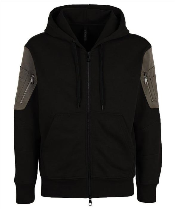 Neil Barrett Black Cotton Sweatshirt