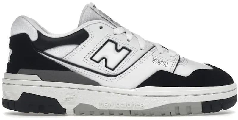 New Balance 550 White Black Rain Cloud (GS)