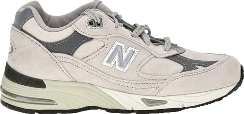 New Balance Gray Suede Leather Athletic Sneakers