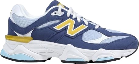 New Balance Blue Suede Leather Athletic Sneakers