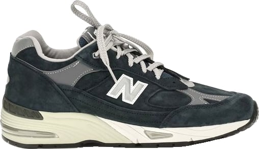 New Balance Blue Suede Leather Athletic Sneakers