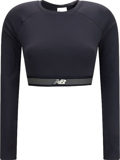 New Balance Black Recycled Polyester Longsleeve Shirt