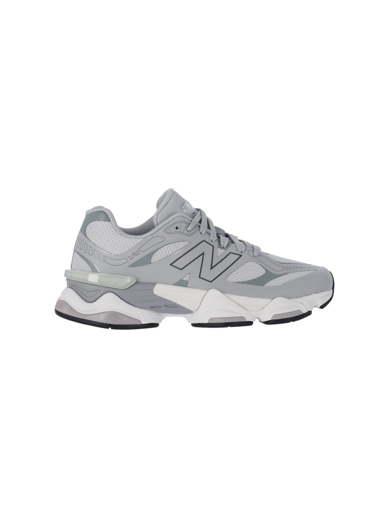 Layered Grey Sneakers With Cushioned Sole