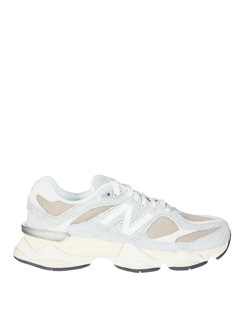 White Layered Sculpted Sole Sneakers