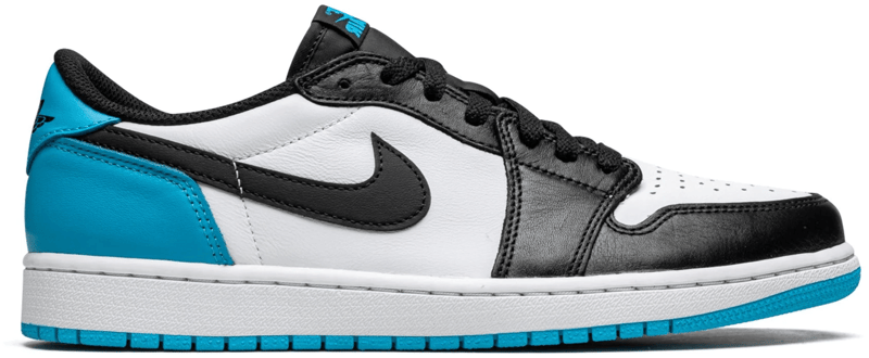 Jordan 1 Retro Low OG Black Dark Powder Blue