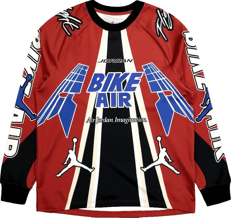 Jordan x Nigel Sylvester BMX Jersey ‘Cinnabar Red Black’